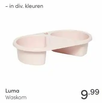 Baby & Tiener Luma waskom aanbieding
