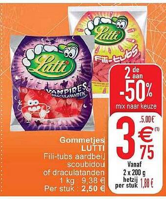 Cora Gommetjes lutti aanbieding