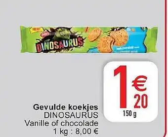Cora Gevulde koekjes dinosaurus aanbieding