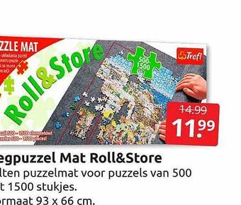 Boekenvoordeel Legpuzzel mat roll&store aanbieding