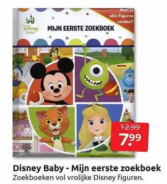 Boekenvoordeel Disney baby - mijn eerste zoekboek aanbieding