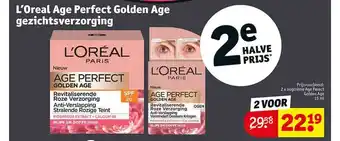 Kruidvat L'oreal age perfect golden age gezichtsverzorging aanbieding
