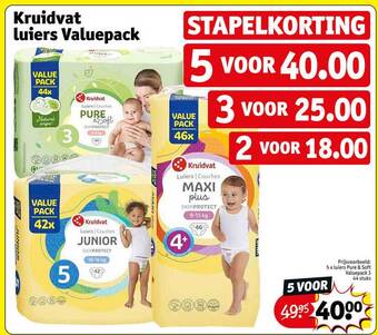 Kruidvat Kruidvat luiers valuepack aanbieding