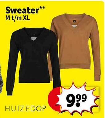Kruidvat Sweater aanbieding