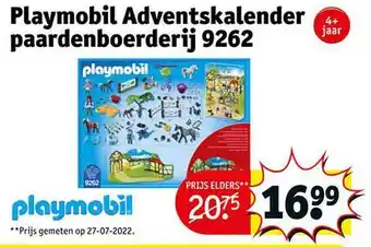 Playmobil adventskalender paardenboerderij 9262