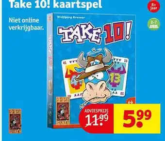 Kruidvat Take 10! kaartspel aanbieding