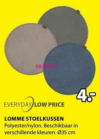 Jysk Lomme stoelkussen aanbieding