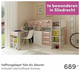 Baby & Tiener Halfhoogslaper yolo div. kleuren aanbieding