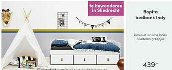 Baby & Tiener Bopita bedbank indy aanbieding