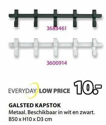Jysk Galsted kapstok aanbieding