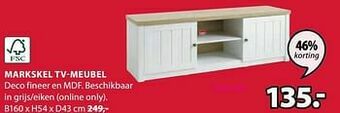 Jysk Markskel tv-meubel aanbieding