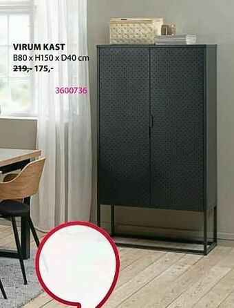 Jysk Virum kast aanbieding