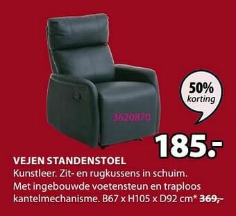 Jysk Vejen standenstoel aanbieding