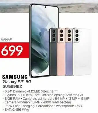 Selexion Samsung galaxy s21 5g sug991bz aanbieding