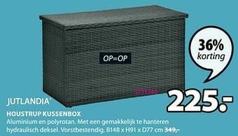 Jysk Houstrup kussenbox aanbieding