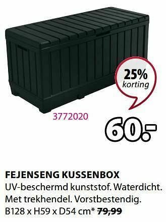 Jysk Fejenseng kussenbox aanbieding