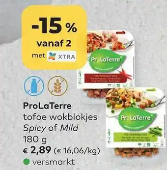 Bio Planet Prola terre tofoe wokblokjes aanbieding