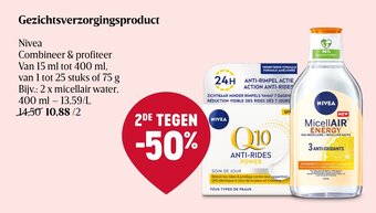 Delhaize Nivea Gezichtsverzorgingsproduct aanbieding