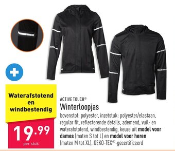 ALDI Active touch winterloopjas aanbieding