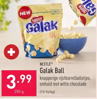 ALDI Nestle galak ball 250g aanbieding