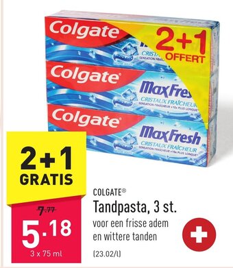 ALDI Colgate tandpasta, 3 st. aanbieding