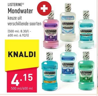 ALDI Listerine mondwater aanbieding