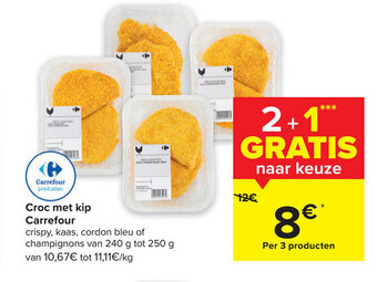 Carrefour Market Croc met kip carrefour aanbieding