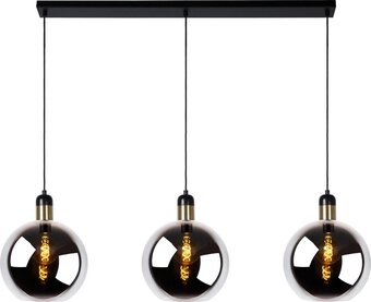 Bol.com Lucide julius - hanglamp - 3xe27 - fumé aanbieding