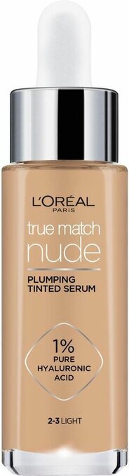 Bol.com L’oréal paris true match tinted serum foundation - 2-3 light - 30ml aanbieding