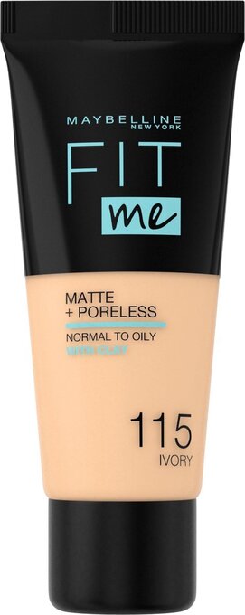 Bol.com Maybelline fit me matte & poreless foundation - 115 ivory aanbieding