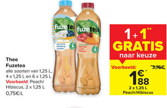 Carrefour Market Thee fuzetea aanbieding