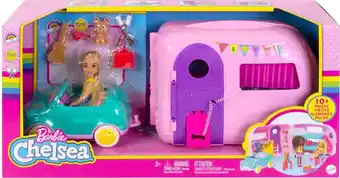 Bol.com Barbie chelsea pop met camper + accessoires aanbieding