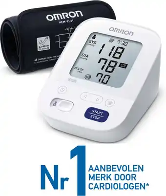 Bol.com Omron x3 comfort bovenarm bloeddrukmeter - klinisch gevalideerd - nr. 1 aanbevolen merk aanbieding