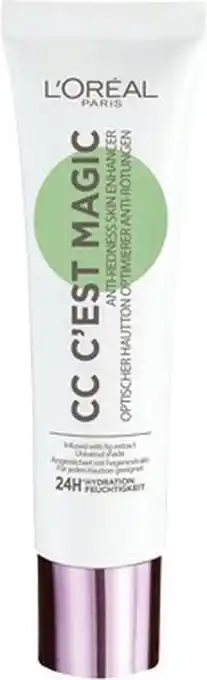 Bol.com L’oréal paris - c’est magic - anti-roodheid crème - cc cream - 30 ml aanbieding