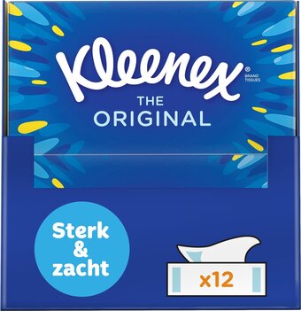 Bol.com Kleenex tissues - the original - voordeelverpakking - 12 x 72 stuks = 864 zakdoekjes aanbieding