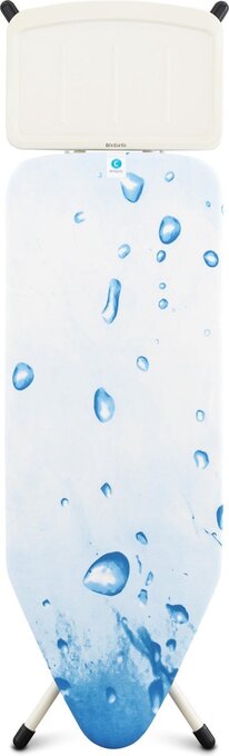 Bol.com Brabantia strijkplank c - met stoomunithouder - 124 x 45 cm - ice water aanbieding