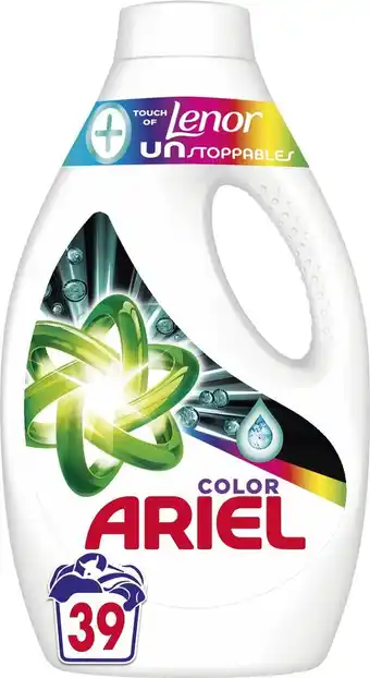 Bol.com Ariel vloeibaar wasmiddel - +touch van lenor unstoppables kleur - 39 wasbeurten aanbieding