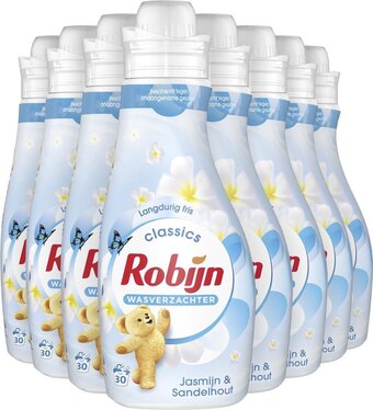Robijn jasmijn & sandelhout wasverzachter - 8 x 30 wasbeurten- voordeelverpakking