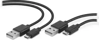 Speedlink stream play & charge usb kabel set voor ps4