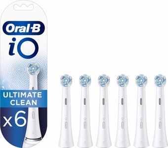 Bol.com Oral-b io ultimate clean - opzetborstels voor tandenborstel - verpakking van 6 aanbieding
