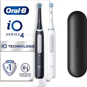Bol.com Oral-b io 4n - black & white - elektrische tandenborstels - ontworpen door braun aanbieding