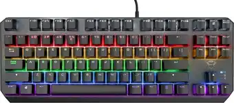 Bol.com Trust gxt 834 callaz tkl - mechanisch gaming toetsenbord - qwerty - zwart aanbieding
