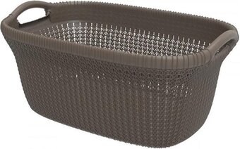 Curver knit wasmand - 40l - harvest brown