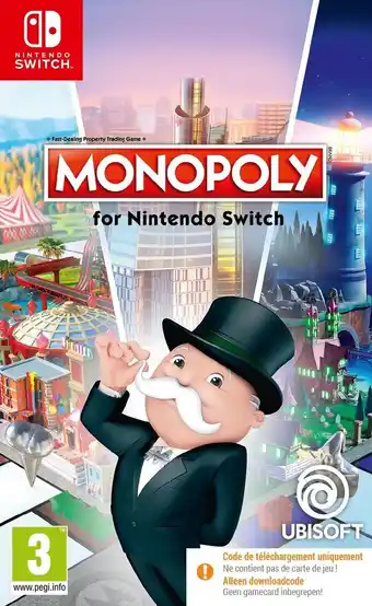 Bol.com Monopoly - code in box - switch aanbieding