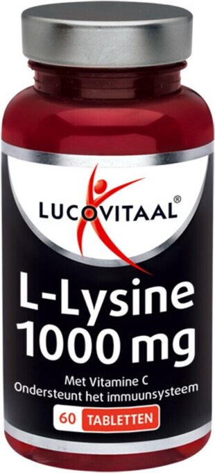 Bol.com Lucovitaal l-lysine 1000 milligram one a day voedingssupplement - 60 tabletten aanbieding