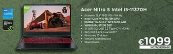 CompuDeals Acer nitro 5 intel i5-11370h aanbieding