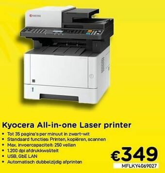 Kyocera all-in-one laser printer