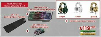 CompuDeals Trust advanced gaming bundle 4-in-1 jungle aanbieding