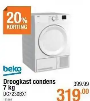 Cevo Beko droogkast condens aanbieding