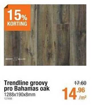 Cevo Trendline groovy pro bahamas oak aanbieding